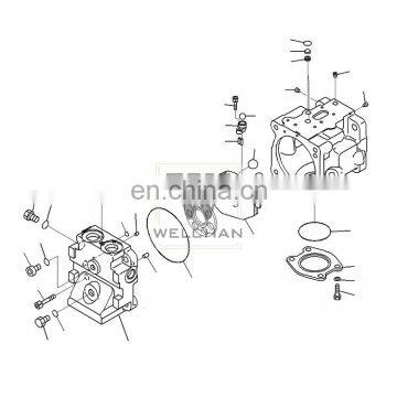 China Hydraulic Pump 708-1S-00240 Hydraulic Piston Pump D85PX-15E0 D85MS-15 D85EX-15E0 Hydraulic Pump Assy