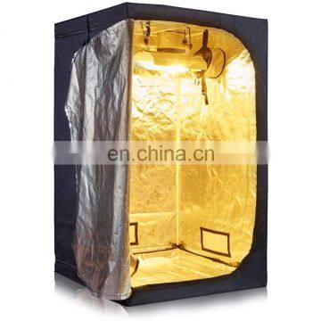 Sized 120*120*200cm Indoor Grow Tent Room 600D Mylar Hydroponic Growing Plant w/Plastic Corner