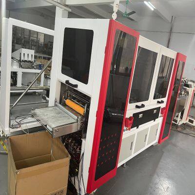 Kn95 mask packaging machine Four-side sealing reciprocating packaging machine Double row can be customized non-standard machine manufacturers