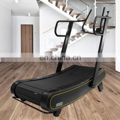 China non-motorized self-powered commercial use air runner body strong woodway curved gym equipment treadmill running machine