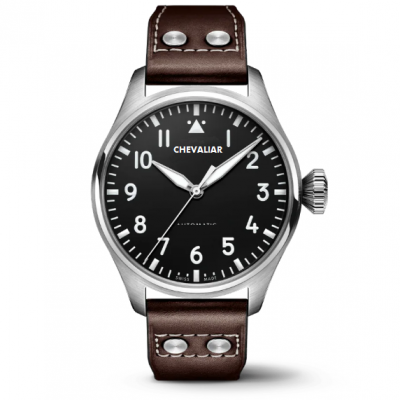 Stainless Steel Water Resistance Watches Man Genuine Leather Quartz Watch