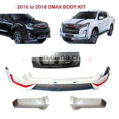 New design 2016 to 2018 Dmax face lift body kit