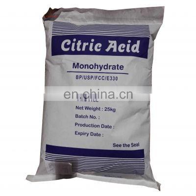 China Citric Acid Monohydrate Food Grade with low price CAS 5949-29-1