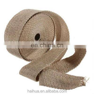 High Heat Exhaust Thermo Wrap Shield Protection Tan Tape Fiberglass Header Pipe Turbo Downpipe