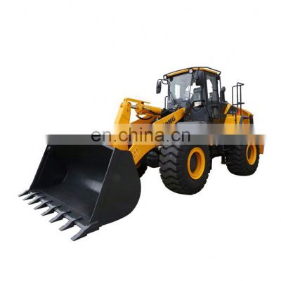 7 ton Chinese Brand 50Hp Small Tractor Loader And Backhoe Zl10F 4X4Wd Wheel Loader With V-Snow Blade CLG870H