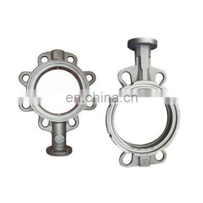 Customized Industrial Plane Pn16 Dn50-250 Ductile Cast Iron Wafer Flange Butterfly Valve