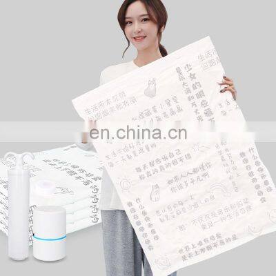 Bags Hot Selling Wholesale Packaging Clothes Thick Plastic PVC PE Plastic Vacuum Bag Heat Seal Ldpe Environment Friendly 01