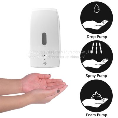 Commercial Hotel 500ml Plastic Automatic Wall mounted Sanitizer Liquid Foam Spray Soap Dispenser For Public Places