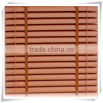 Whlosale PVC faux wood blinds window curtain for home decorated wood venetian blind curtains