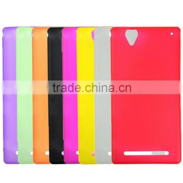 Hot selling ultra thin frosted case cover for Sony T2