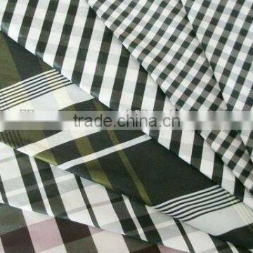 50D yarn dyed memory fabric with plaid