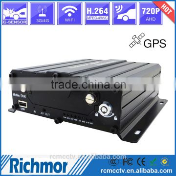 1080P Dual camera with 8CH HDD Hiden camera Mobile DVR With GPS Tracking System