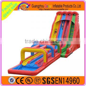 High adult giant inflatable slide, inflatable water slide