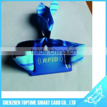 professional factory sale directly festival woven fabric wristband