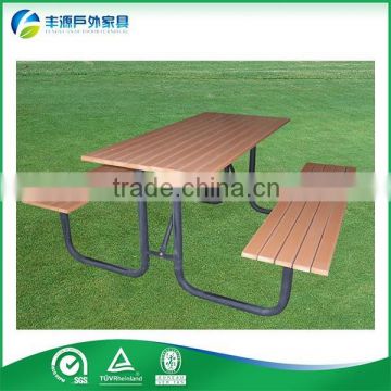 Wholesale Wooden Picnic Table Chair Set, Wooden 2 Seat Bench With Table
