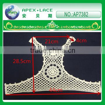 100%cotton embroidery neck lace AP7382
