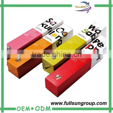 Custom cardboard with printing white folding toothbrush box