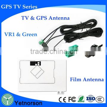 Yetnorson factory combo gps tv antenna active ISDB antenna with VR1/HF201/Green connector