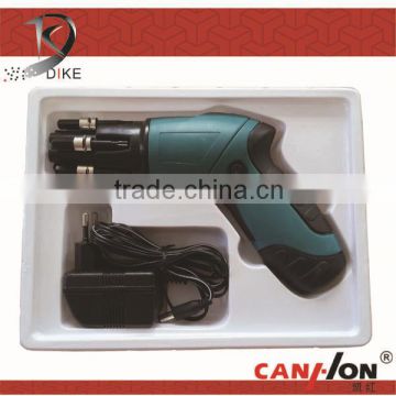 DK-18 Ningbo Dike Rechargeable Screwdriver with 6 screwdriver Drill Bits/electric screwdriver