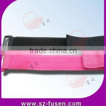 Flexible elastic magic tape band with buckle