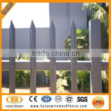 Security galvanized palisade fence and gate ( super quality )
