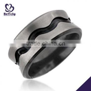 2015 cheap price jewelry 316l stainless steel alphabet ring design