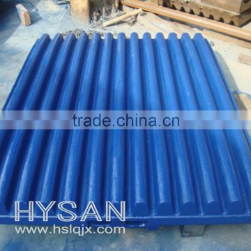 High Mn steel jaw plate jaw crusher plate