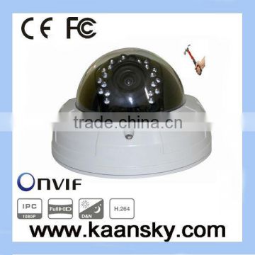 dome camera with night vision ,ip ir outdoor dome camera