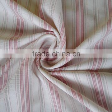 Wept knitted nylon spandex striped fabric for fashion garment, knitwear polyester nylon stripe fabric