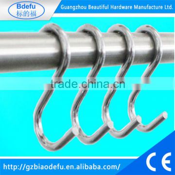 High quality stainless steel bulk S hook with different size / S shape hook for hanging / metal S hooks for hanging