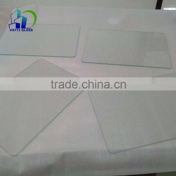 anti-reflective clear toughened glass panels for light cover