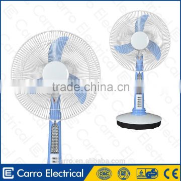 Carro Electrical 16inch 12v 35w rechargeable fan with led lights
