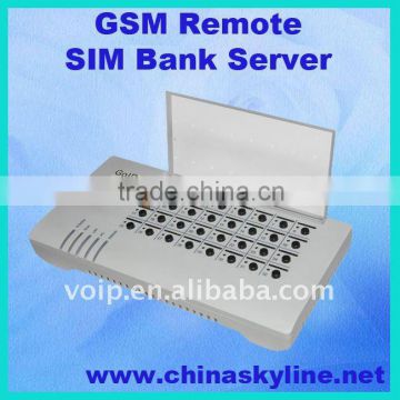 32 slot GSM Remote and Centralized Management of SIM cards
