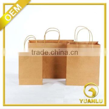 China cheap brown kraft paper bag manufacturer