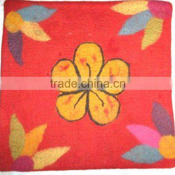 felt beth flower cushion cover 50cm X 50cm