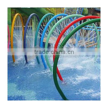 Fiberglass amusement water park of water spray toys