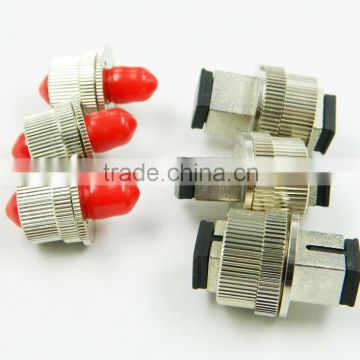Best service and good price Sc/pc single mode simplex fiber optic adapter for FTTH