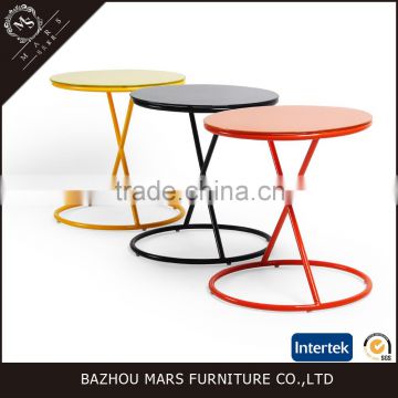 Modern Bed Platner Metal Stainless Steel Side Table