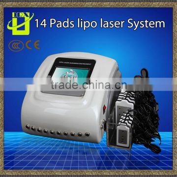 Body Contour Slimming LLLT Lipo Laser Lipolysis 650nm 160mw Diode Lipolaser Fat Loss Machine