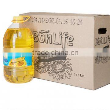 High-Oleic sunflower oil for deep-frying in 5L PET bottles