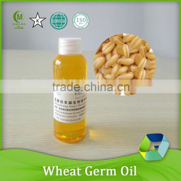 cold pressed and fresh organic wheat germ oil base oil