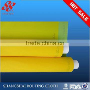 Yellow screen printing mesh