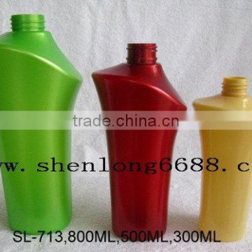 special design empty plastic shampoo bottle