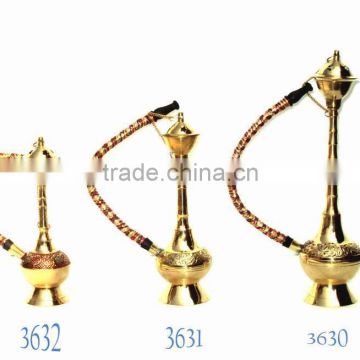 Decorative brass hookah, hookah pipe, arabic hookah, decorative metal hookah