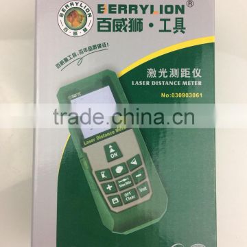 BERRYLION laser meter tools test for distance, area and volume with high quality