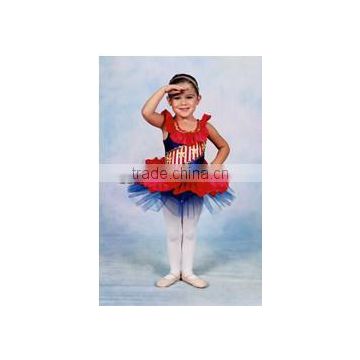 Newly launched kids ballet flower red dancetutu--lace ballet theme girl dancecostume wear-child&adults flower dance skirt dress