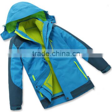 kid cheap hardshell jacket for camping and hiking