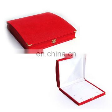 Flat rectangular necklace box