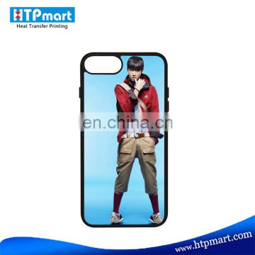 Sublimation Custom 2D soft rubber TPU Phone Case,phone cover for Iphone 7 7 plus