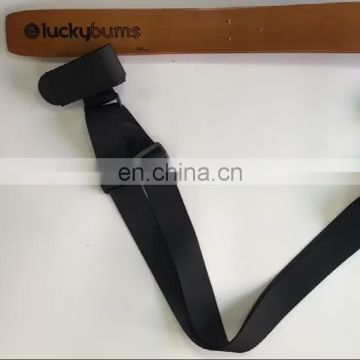 Adjustable Carrier Handle Lash Straps Hook Loop Protection Black Nylon Skiing Handle Strap Bags